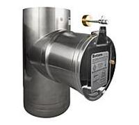 Limiteur de tirage Bertrams 16ZBT-VA180 Ø 180 mm, en pièce en T