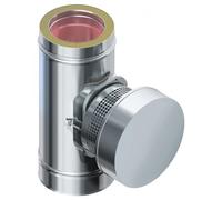 Limiteur de tirage pour mur extérieur ZUK 130 DW (version Raab) - Kutzner & Weber Typ 1 (Ø 130/150/160 mm)