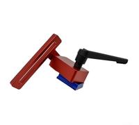 Limiteur de voie en T réglable pour table de scie à onglets avec système de verrouillage convivial (rouge)