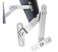 Limiteur en Acier Inoxydable - 9,8 cm Limiteur de Fenêtre de Sécurité pour, Animaux, Portes-Fenêtres & Fenêtres à Battant | Protège contre les Chutes et Assure une Ventilation Sûre