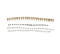 Limiteurs De Tringlerie, Connecteurs De Tringlerie Rc, Limiteurs De Tringlerie Avec Vis, crous Et Rondelles Pour Modèles Réduits De Bateaux, D'avions Et D'hélicoptères(2.0mm)