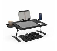 Limitless TotalDesk Bureau portable moderne avec hauteur et inclinaison réglables (Noir)
