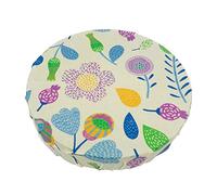 Limitoll Emballages alimentaires en cire d'abeille réutilisables en cire d'abeille - Papier zéro déchet idéal pour le déjeuner des , le déjeuner et les activités de pique-nique