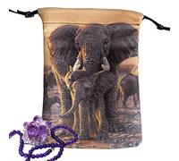 Limitoll Lot de 6 Pochettes de Tarot en Velours avec Motif Animal - Sacs à Main 13 x 18 cm pour Cartes de Tarot, dés, Pierres de, marbre, Bijoux, pièces de Jeu