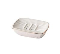 LIMKOO Porte-Savon Nordic Ceramic Double Couche Savon Boîte Savon Porte-Savon Porte-Savon de Cuisine de Cuisine Porte-Savons de Salle de Bain (Color : C)