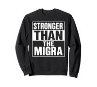 L'immigration mexicaine est plus forte que la migration Chicano Raza Latina Sweatshirt
