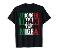 L'immigration mexicaine est plus forte que la migration Chicano Raza Latina T-Shirt