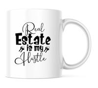 L'Immobilier, C'Est Mon Gagne-Pain Mug À Café Céramique Mug Drôle Tasses À Thé Pour Chocolat Chaud Cuisine Bureau 330Ml