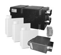 Limodor Système d'assainissement de l'air 180 Kit 2 Vmax: 3 x 60 m3/h - Réf. usine: 62092