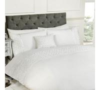 Rapport Duvet Ensemble de housse de couette Literie Rose et ruban surélevés Polycoton, coton et polyester