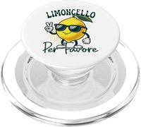 Limoncello Per Favore Funny Lemon Italian Women Cute Fruit PopSockets PopGrip pour MagSafe