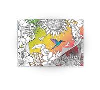 Limonia Lot de 8 mandalas - 25 feuilles - Format A6 - Flamant rose - Livre de coloriage - Petit cadeau - Cadeau pour anniversaire d'enfant - Fête à thème - Voyage pour adolescents, filles, garçons,