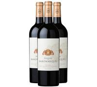 Limoux - Rouge 2023 - Domaine de Baronarques - Vin Rouge du Languedoc - Roussillon (3x75cl)