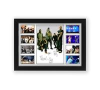 Limp Bizkit Poster imprimé dédicacé - Édition limitée - Cadeau pour les fans - Marchandises souvenirs de collection (sans cadre, A3 (30 x 40 cm)