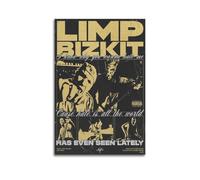 Limp Poster Bizkit - Impression sur toile - Décoration murale esthétique avec musique et film - Pour salon, chambre à coucher - 20 x 30 cm - Style sans cadre