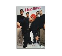 Limp Poster Bizkit-Nu - Impression sur toile - Décoration murale esthétique de musique et de film - Pour salon, chambre à coucher - 20 x 30 cm - Style sans cadre