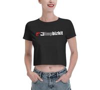 Limp-Rap Rock Band Leak Nombril T-Shirt Chemise pour Femmes Imprimer Graphique Tops Vintage Hip Hops T-Shirt mélomanes Cadeau Tee Concert Tshirt Small
