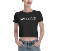 Limp-Rap Rock Band Leak Nombril T-Shirt Chemise pour Femmes Imprimer Graphique Tops Vintage Hip Hops T-Shirt mélomanes Cadeau Tee Concert Tshirt Medium