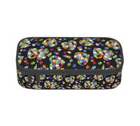 LimPac Trousse de sensibilisation à l'autisme - Grande capacité - Avec fermeture éclair - Motif puzzle