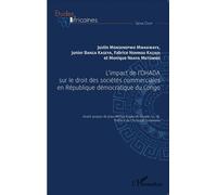 L'impact de l'OHADA sur le droit des sociétés commerciales en République démocratique du Congo - Junior Banza Kaseya - L'harmattan - broché - Etude