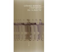 L'Imparfait du subjectif