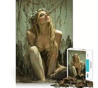 L'Impératrice de la Renaissance Épanouie, Nymphe des Forêts, Puzzle de 1000 Pièces pour Adolescents, Jeu de Réflexion, Passe-Temps Calme, Découpe Précise, Joli Cadeau 50x75cm