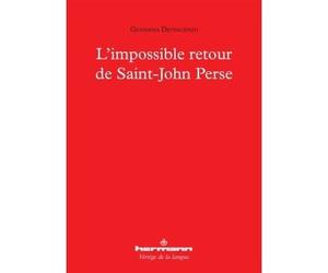 L'impossible retour de Saint-John Perse - Giovanna Devincenzo - Hermann - broché - Essai