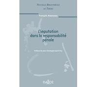 L'imputation dans la responsabilité pénale - Volume 89