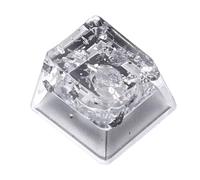 Limtula 1 capuchon de clavier transparent en feuille d'argent profil OEM R4s pour claviers de jeu personnalisés, touches mécaniques en résine fabriquées à la main
