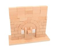 Limtula 1 Ensemble de Blocs de Construction empilables de Pont en Romain, développement du Cerveau, entraînement à la géométrie, Jeu de Blocs d ' empilage en Bois, Grands Blocs de Construction pour
