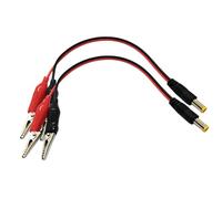 Limtula 2 pièces DC5521 à Pince câble de câble de Chargement Connexion de caméra Construction en Plastique pour la réparation Utilisation de l ' Alimentation de la caméra