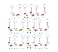 Limtula 20 Pack Alpagas Le Porte-clés Sur Le Thème Des Alpagas Favorise Coloré PVC Charme De Dessins Animés Cortes De Clés Partage Favor