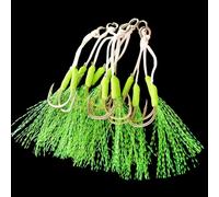 Limtula 20 Pièces Petits Gabarits Gabarits Crochet Assistance Plates-Formes Cercles Double D'assistance À La Pêche Leurres De Mer Taille Lente Rapide