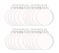 Limtula 20 Suspensions par Sublimation Ornement en Acrylique Portable Essentiel pour Les Vacances Décoration Saisonnière Noël