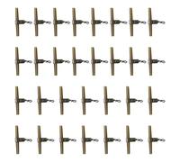 Limtula 30 pièces Anti-emmêlements Carpe Plates-Formes de pêche avec émerillons Crochet méthodes connecteur d ' Alimentation Outils de pêche Accessoires Accessoires de Plate-Forme durables