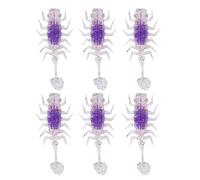 Limtula 6 pièces leurre Artificiel Flottant avec Paillettes Queue de pagaie nageurs Flotteur leurre de pêche simulations Mille-Pattes appâts Paddle Tail Swimbaits