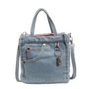 Limtula À Épaule Élégante Handle Supérieure Crossbody Lavé Old Denims Handbag Retro Messagers Tous Les Jours Femmes Crossbody Lavé Old Denims Épaule Daily À Main Tous Les Jours