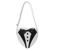 Limtula À Main Drôle De Noeud Papillon Des Femmes Avec La Chaîne Bandoulière Mode Petit Bandoulière En Forme Coeur Cuir D'unité Centrale Pour Faire Du Shopping