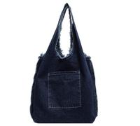Limtula À Main Pour Femmes Sous Les Aisselles Assorti Capacité Épaule En Jean Aisselles Styles Coréens Shopping Rencontres Women Armpit Large Capacity Handbag All-matching Shoulder