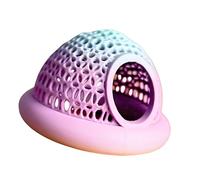 Limtula Abri Flottant pour Poissons avec Tunnel, cachette d ' élevage d ' Eau Douce, cachette de Poissons et de crevettes, abri de Petits Poissons ou cachette de crevettes, Grotte de Repos
