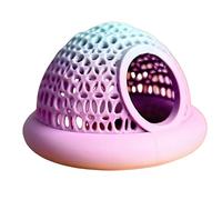 Limtula Abri Flottant pour Poissons avec Tunnel, cachette d ' élevage d ' Eau Douce, cachette de Poissons et de crevettes, abri de Petits Poissons ou cachette de crevettes, Grotte de Repos