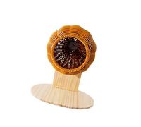 Limtula Abri pour Oiseaux en rotin, nid d ' Oiseaux Pratique pour Animaux de Compagnie, Facile à Nettoyer, adapté à Un Usage intérieur, nid en rotin