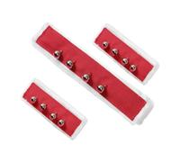 Limtula Accessoire de Superposition de Licou équestre pour Les Photos de | Ensemble de housses en nylon 3 pièces avec rouge et blanc, utilisation d ' affichage stable