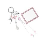 Limtula Accessoire de transport décoratif avec chaîne de fixation en alliage, détail de à main réfléchissant compact pour les déplacements quotidiens Charme de réfléchissant Accessoire de à main