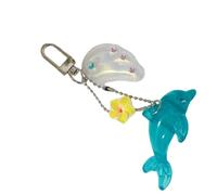 Limtula Accessoire Pendentif de avec détails de Coquillage et Accent de Fleur, breloque Marine avec Fermoir pour Un Transport Quotidien