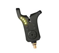 Limtula Alarme électronique de Canne à pêche pour Attente de Faible luminosité, Commandes de sensibilité réglables, Alerte LED, Coque ABS pour Utilisation à Terre