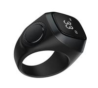 Limtula Anneaux Prière Numérique 22 Mm Counter Intelligent Tasbih Zikr Anneaux avec 0 49 Pouce pour Le Culte Quotidien