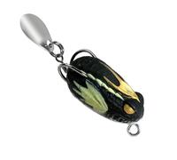 Limtula Appâts de Grenouilles en PVC simulés pour la pêche en Eau Douce, leurres de 3.2g et 3cm, appâts de Grenouilles à Lancer Long en PVC pour Les rivières