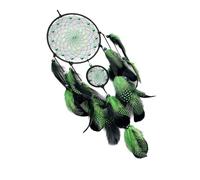 Limtula Attrape-rêves à Pompons à Plumes avec Perles Brillantes dans Le, carillons éoliens pour Chambre à Coucher ou Salon, décorations murales suspendues, décoration de pièce Mystique
