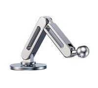 Limtula Base adhésive à rotule de 17 mm, Base de de, Silver | Base de de voiture en aluminium à rotule de 17mm, adhésif, supports de téléphone magnétiques,